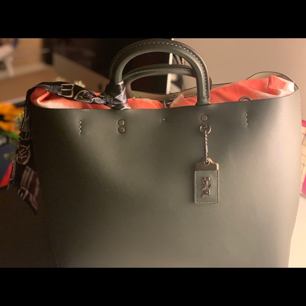 Coach Dark Ivy Rogue Tote